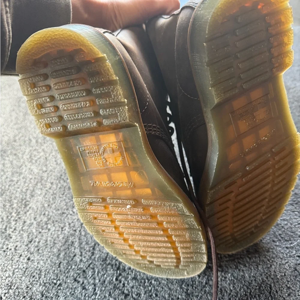 DOC DR. MARTENS Original Lace Up Boot Brown 4 Boots 6 - Picture 4 of 5